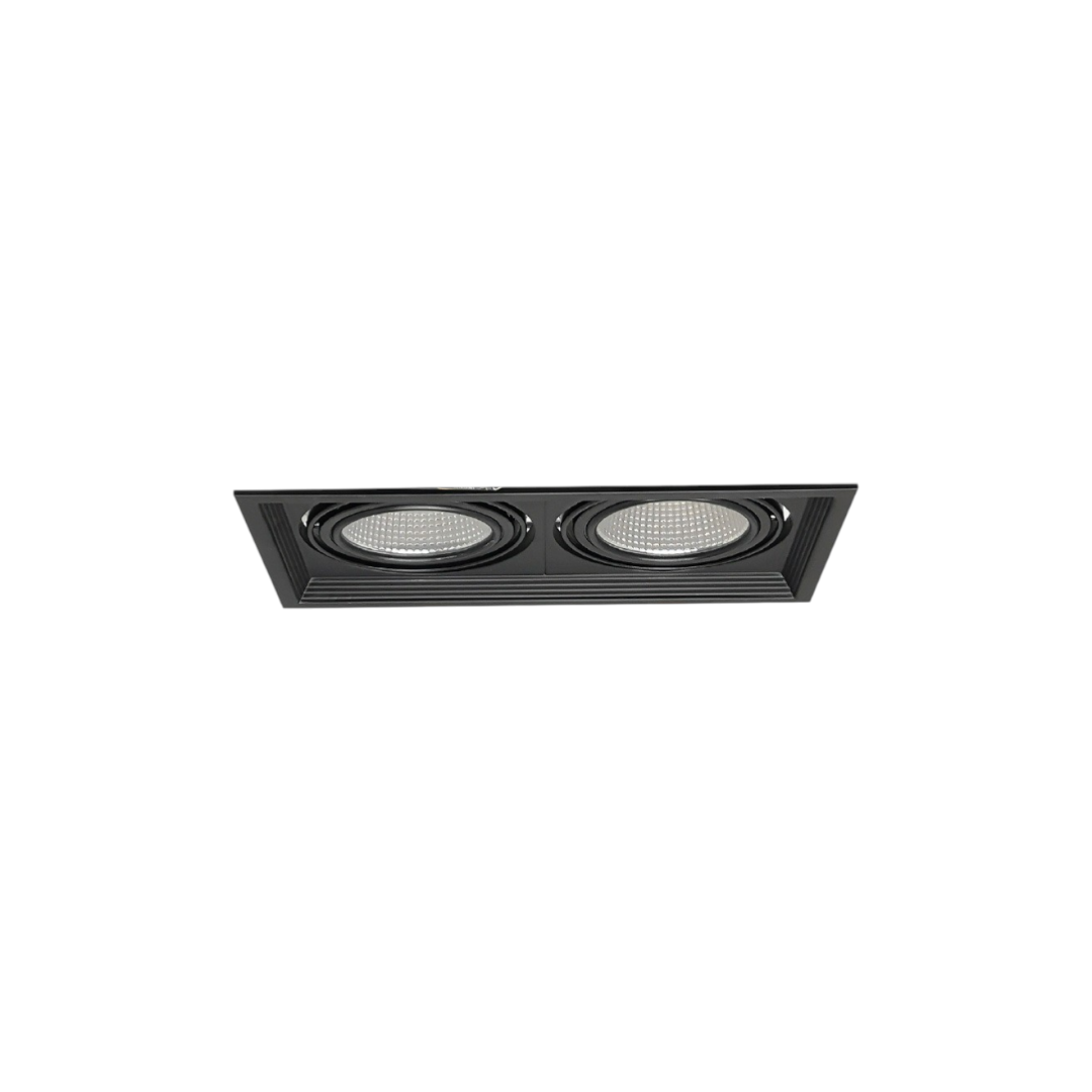 40W Sıva Altı İkili Yuvarlak Led Spot